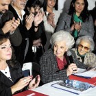 La presidenta de Abuelas de Plaza de Mayo, Estela de Carlotto, fue quien leyó el documento final del encuentro. Imagen: Pablo Piovano