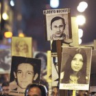 El gobernante Frente Amplio y otras organizaciones convocaron a una marcha para repudiar el fallo. Imagen: AFP