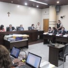 La sala del Tribunal Oral de Santa Fe, donde Pratto realizó su desgarrador testimonio.